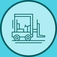 Forklift Vector Icon