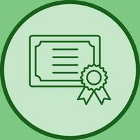 Certificate Vector Icon