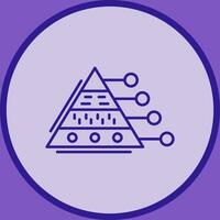 Pyramid Graph Vector Icon