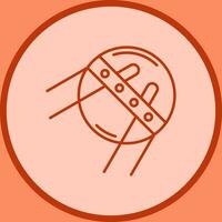 icono de vector de sputnik