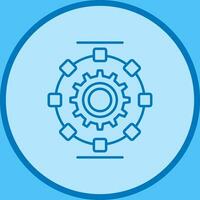 Automated Process Vector Icon