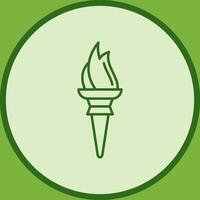 Torch Vector Icon