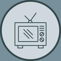 Old TV Vector Icon