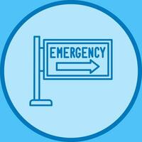 Emergency Sign Vector Icon