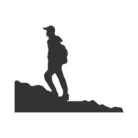 the climbing vector illustration design