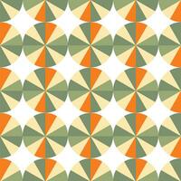 Seamless Pattern circle geometric graphic design, fall color season vector