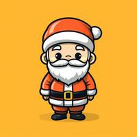 Cute Santa Claus cartoon character photo