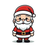 Cute Santa Claus cartoon character photo