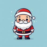 Cute Santa Claus cartoon character photo