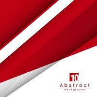 MODERN ABSTRACT RED AND WHITE BACKGROUND vector