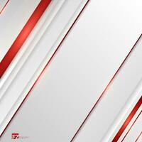 MODERN ABSTRACT RED AND WHITE BACKGROUND vector