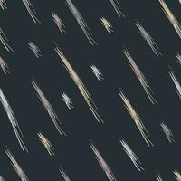 Vector sketchy hand drawn stripes seamless pattern on navy background