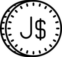 Jamaican dollar Vector Icon Design