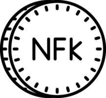 nakfa vector icono diseño