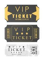 Ticket set. Ready design for your business. Isolated on white background. Vector illustration.