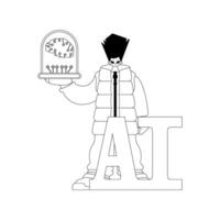 He has a linear AI model in his grasp vector