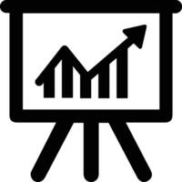 Growth business icon symbol vector image. Illustration of the progress outline infographic strategy  development design image