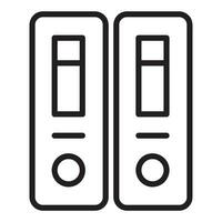 Archive Vector Icon,  Lineal style, isolated on Black and white BackgrouAccounting Avatar Vector Icon, Lineal style, from accounting icons collection, isolated on white Background.nd.