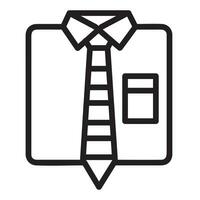 Suit Vector Icon, Lineal style, from accounting icons collection, isolated on white Background.