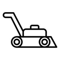 Lawn Mower Vector Icon, Lineal style icon, from Agriculture icons collection, isolated on white Background.