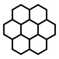 Honeycomb Vector Icon, Lineal style icon, from Agriculture icons collection, isolated on white Background.