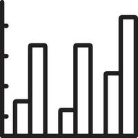 Growth business icon symbol vector image. Illustration of the progress outline infographic strategy  development design image