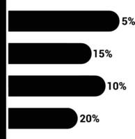 Growth business icon symbol vector image. Illustration of the progress outline infographic strategy  development design image