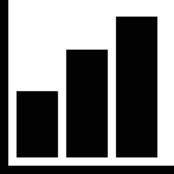 Growth business icon symbol vector image. Illustration of the progress outline infographic strategy  development design image