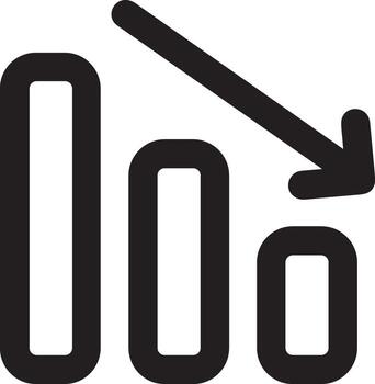 Growth business icon symbol vector image. Illustration of the progress outline infographic strategy  development design image