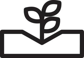 Growth business icon symbol vector image. Illustration of the progress outline infographic strategy  development design image