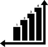 crecimiento negocio icono símbolo vector imagen. ilustración de el Progreso contorno infografía estrategia desarrollo diseño imagen