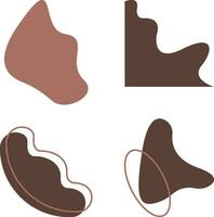 Abstract Blob Collection. Isolated Vector