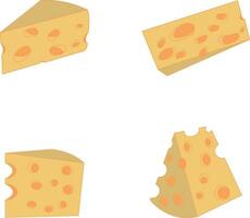 Cheese Lover Icon with Simple Design. Vector Illustration