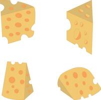 Cheese Lover Icon with Simple Design. Vector Illustration