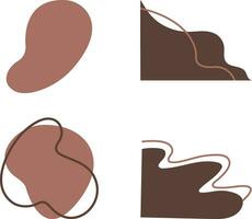 Abstract Blob Collection. Isolated Vector