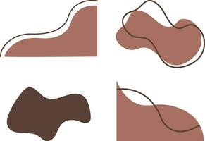 Abstract Blob Collection. Isolated Vector