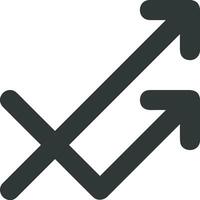 Growth business icon symbol vector image. Illustration of the progress outline infographic strategy  development design image