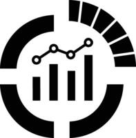 Growth business icon symbol vector image. Illustration of the progress outline infographic strategy  development design image