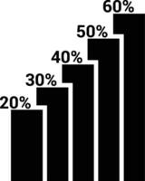 crecimiento negocio icono símbolo vector imagen. ilustración de el Progreso contorno infografía estrategia desarrollo diseño imagen