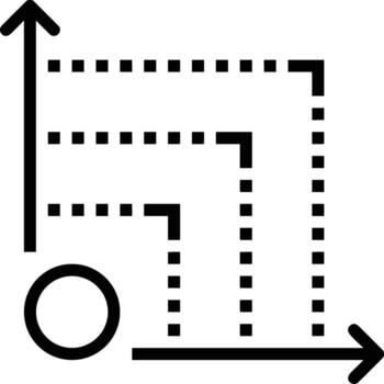 Growth business icon symbol vector image. Illustration of the progress outline infographic strategy  development design image