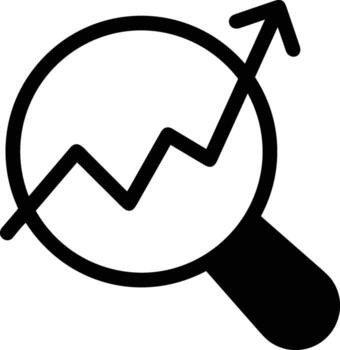 Growth business icon symbol vector image. Illustration of the progress outline infographic strategy  development design image