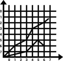 Growth business icon symbol vector image. Illustration of the progress outline infographic strategy  development design image