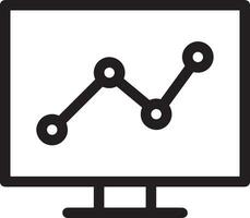 Growth business icon symbol vector image. Illustration of the progress outline infographic strategy  development design image