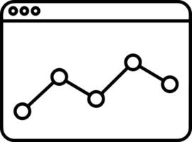 Growth business icon symbol vector image. Illustration of the progress outline infographic strategy  development design image