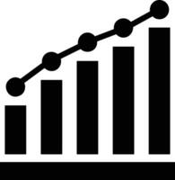 Growth business icon symbol vector image. Illustration of the progress outline infographic strategy  development design image