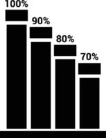 Growth business icon symbol vector image. Illustration of the progress outline infographic strategy  development design image