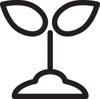 Growth business icon symbol vector image. Illustration of the progress outline infographic strategy  development design image