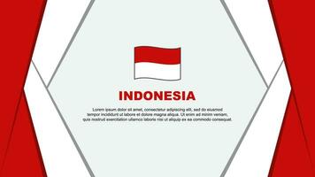 Indonesia bandera resumen antecedentes diseño modelo. Indonesia independencia día bandera dibujos animados vector ilustración. Indonesia bandera