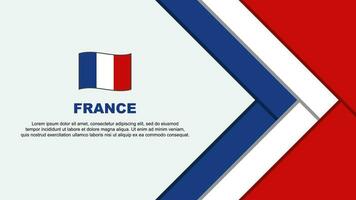 Francia bandera resumen antecedentes diseño modelo. Francia independencia día bandera dibujos animados vector ilustración. Francia ilustración