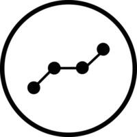 Growth business icon symbol vector image. Illustration of the progress outline infographic strategy  development design image